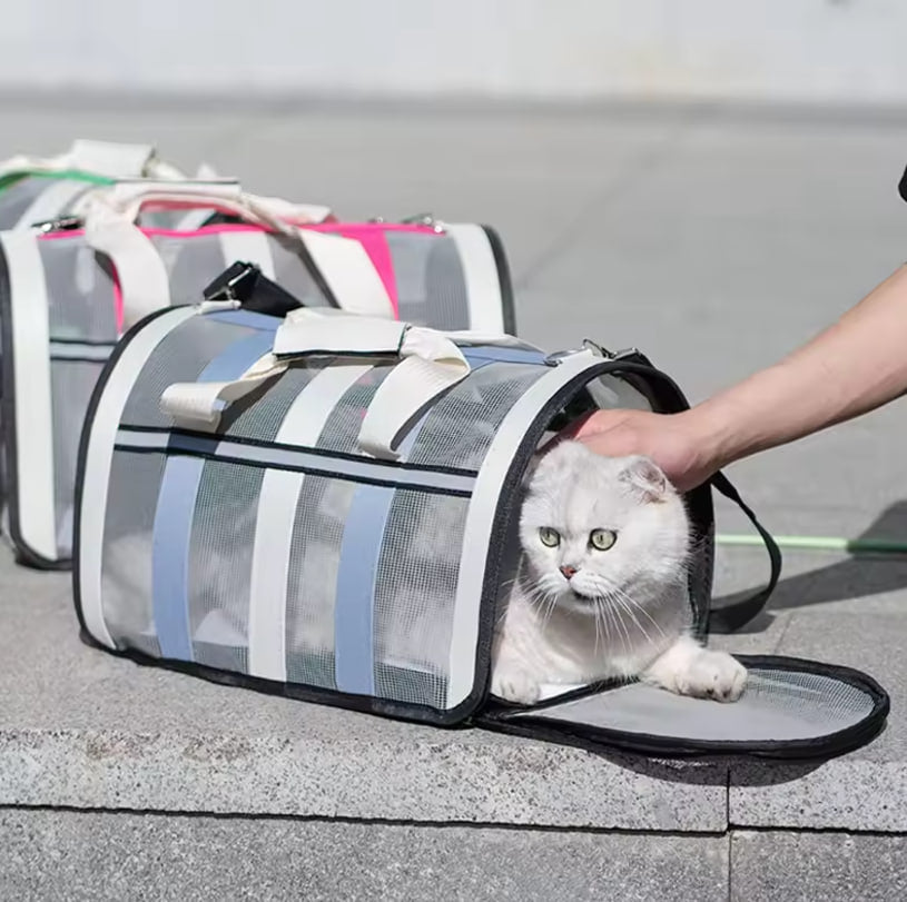 Carriage for pets into a grid