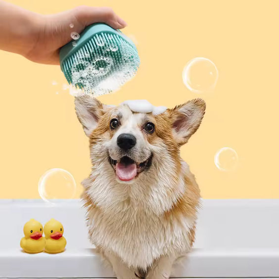 Shower and Grooming Brush for Pets